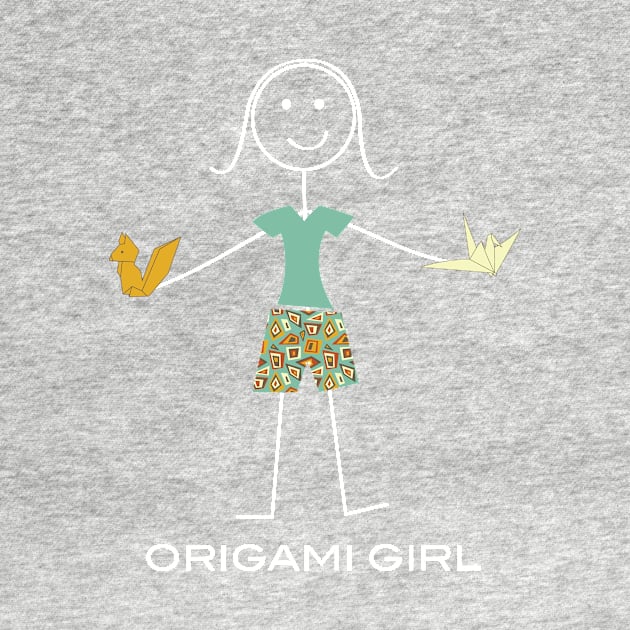 Funny Womens Origami Design by whyitsme